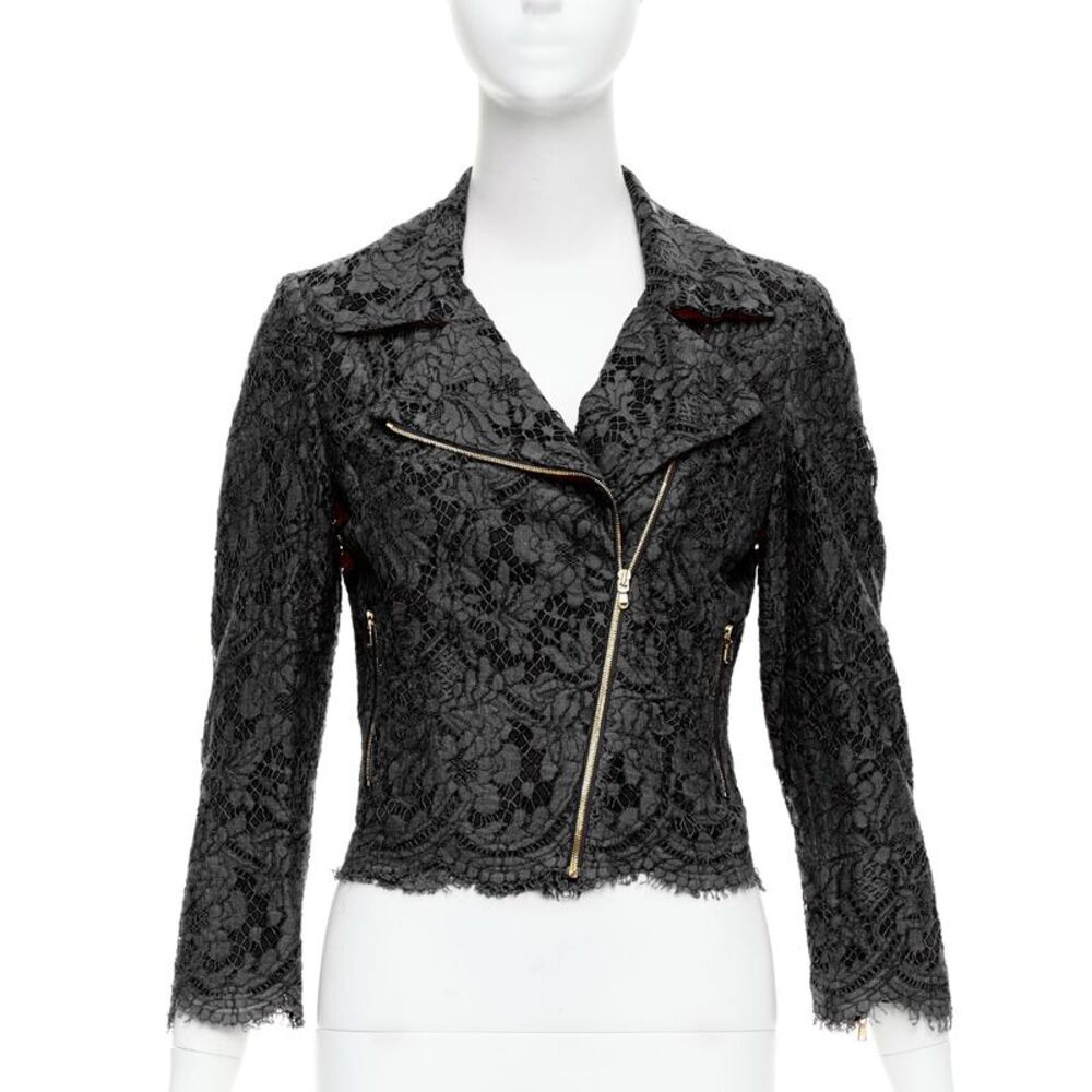 Msgm Cotton Blend Lace Jacket